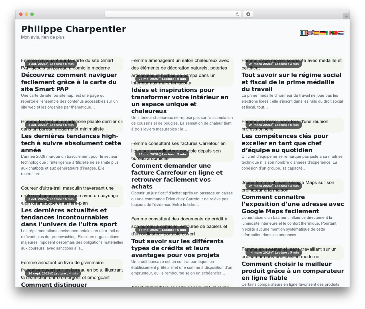 Theme WordPress Esteem - philippecharpentier.net Theme WordPress Esteem - philippecharpentier.net