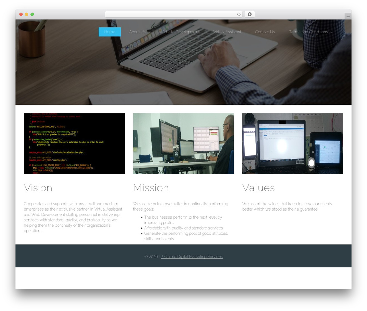 Web Development WP theme - quinto.ph Web Development WP theme - quinto.ph