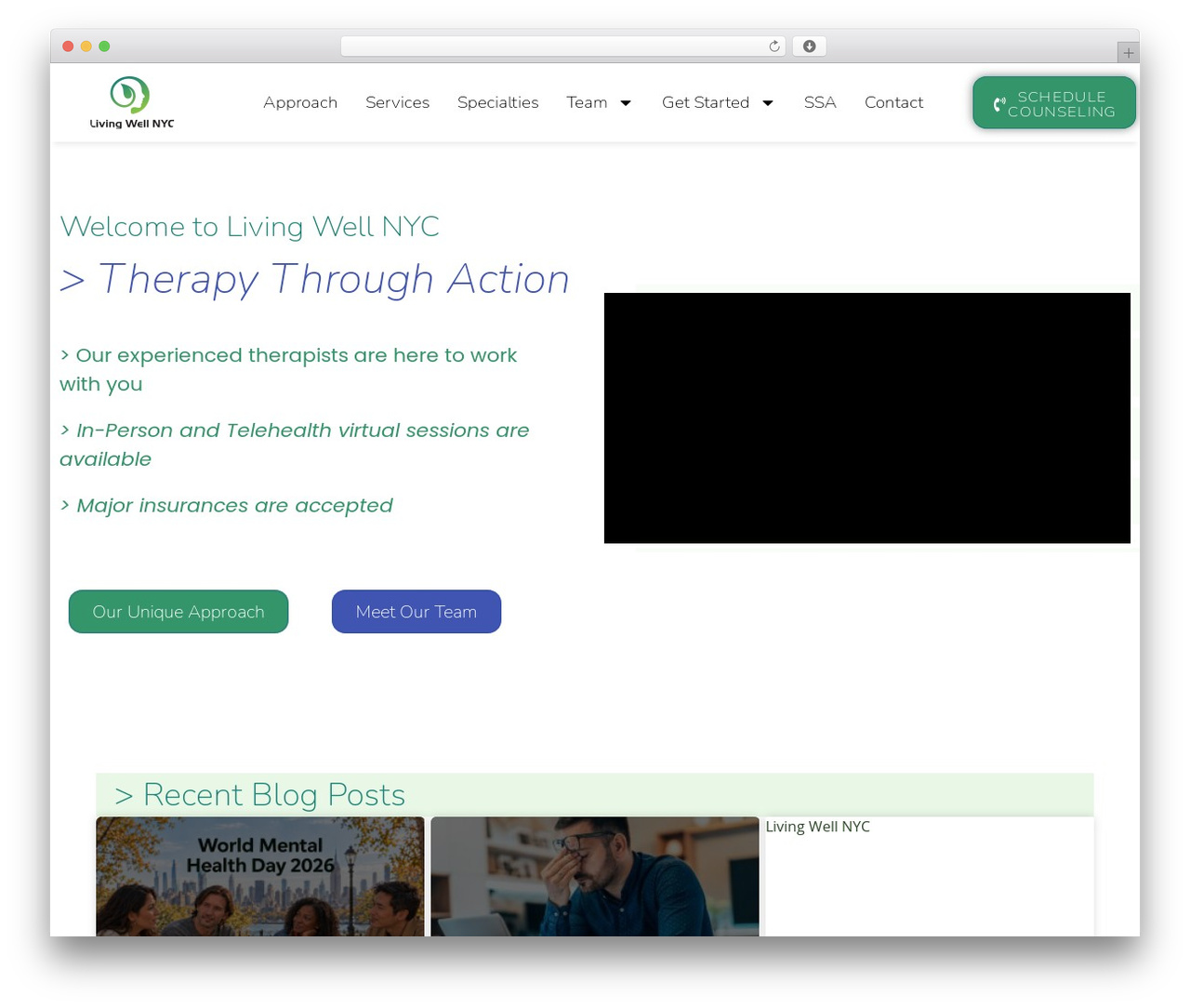 WordPress theme Hello Elementor - livingwell.nyc