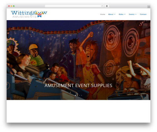 WordPress website theme Divi - wittingslowamusements.com.au