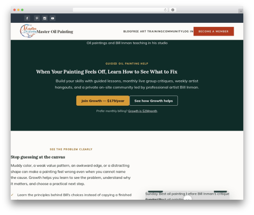 Peepso WordPress plugin - masteroilpainting.com