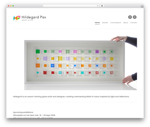 Workality Plus WordPress page theme - hildegardpax.com