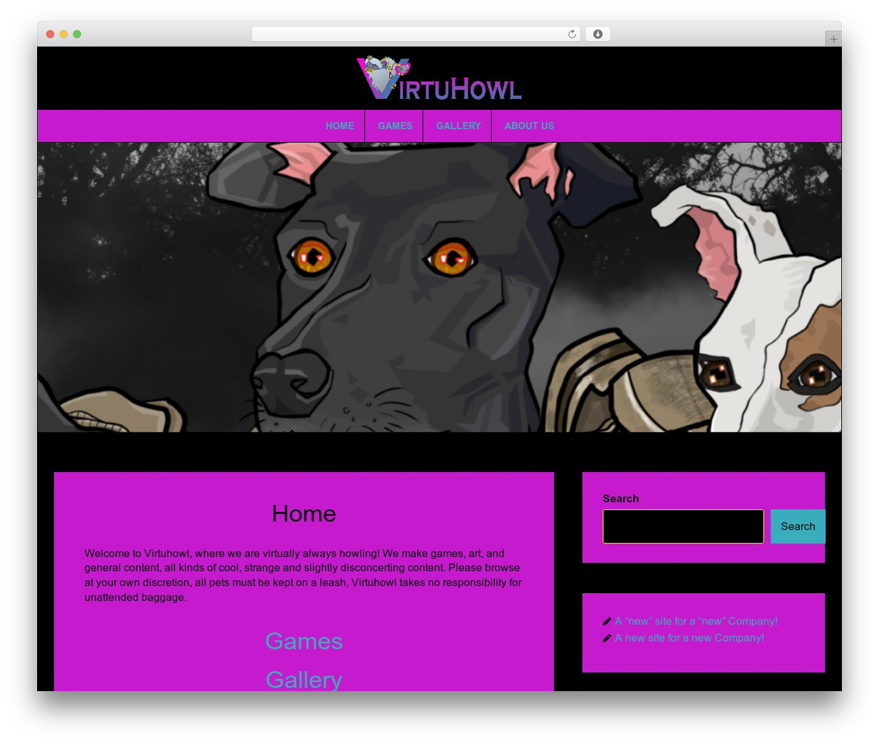Amadeus WordPress theme - virtuhowl.com