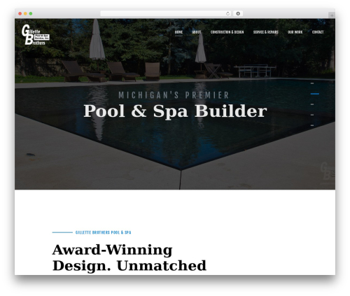 Bassein WordPress theme - gillettebrothers.com