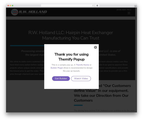 Themify Popup (themify-popup) free WordPress plugin - rwholland.com