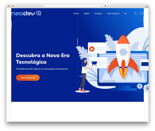 Best WordPress theme Braintech - neodev.com.br