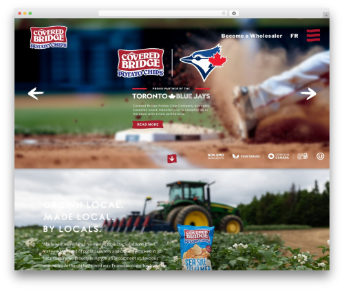 CB WordPress theme - coveredbridgechips.com