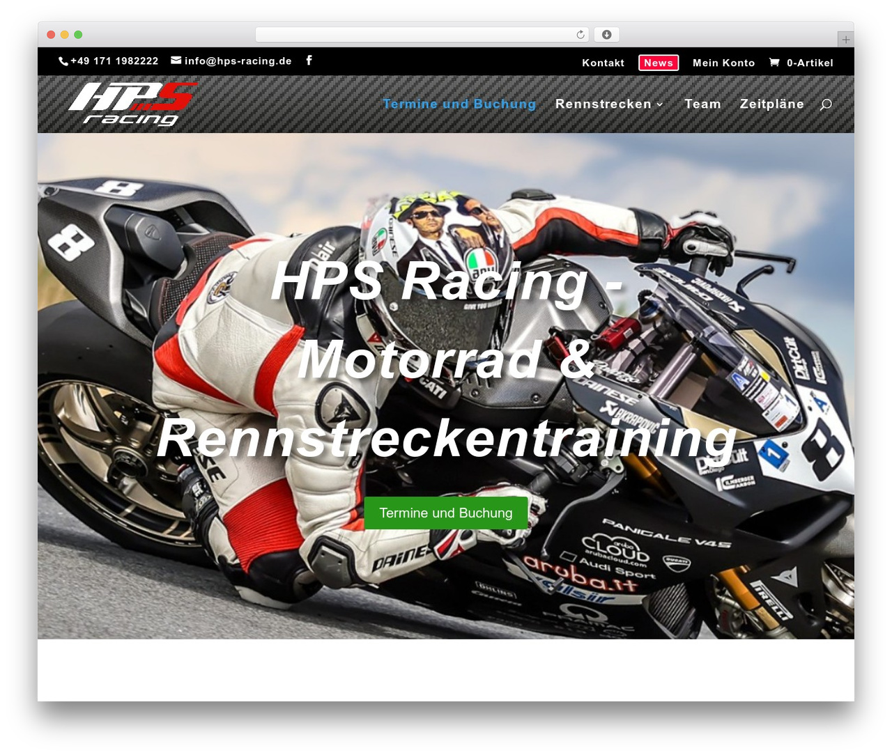 Divi WordPress theme - hps-racing.de