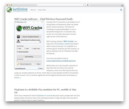 Gently theme WordPress - surfionline.com Gently theme WordPress - surfionline.com