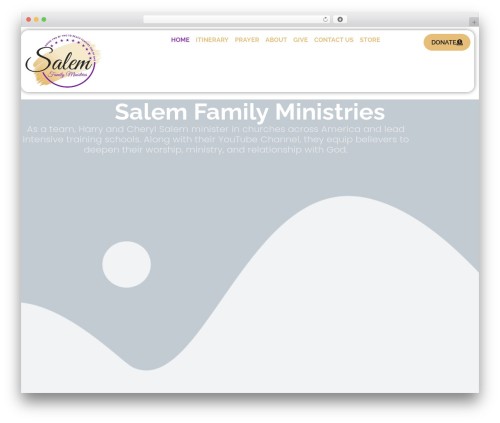 Hello Elementor theme WordPress - salemfamilyministries.org