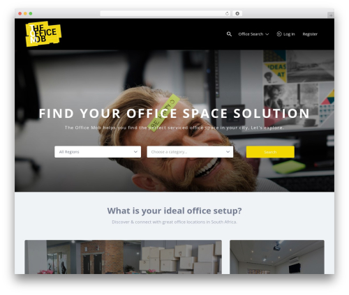Listify WordPress theme - theofficemob.com