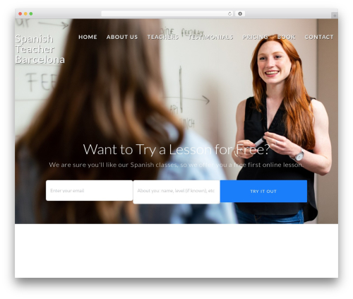 Theme WordPress Genesis - spanishteacherbarcelona.com