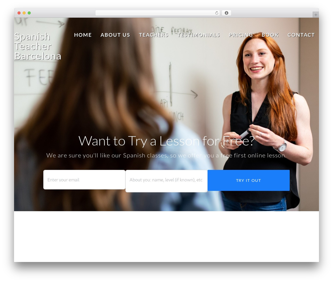 Theme WordPress Genesis - spanishteacherbarcelona.com