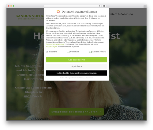 Thrive Theme Builder theme WordPress - heuschnupfen-loswerden.ch