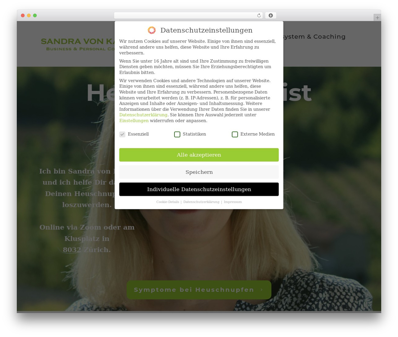 Thrive Theme Builder theme WordPress - heuschnupfen-loswerden.ch