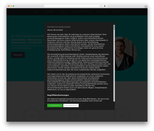 WordPress theme Flatoo - gerald-kaltenbrunner.at