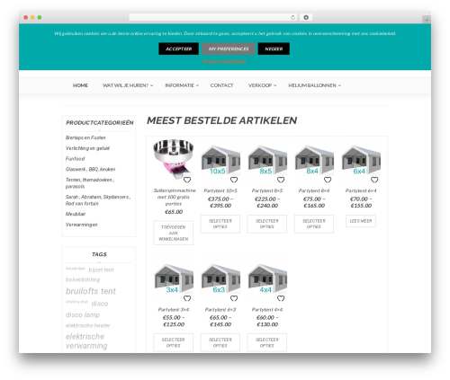 Super product swatches WordPress plugin - totaalpartyverhuur.nl