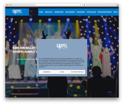WordPress theme Muse - gospelfamily.dk