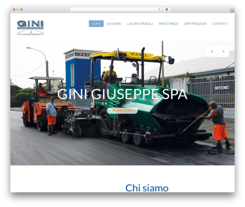 WordPress theme Zero - ginigiuseppespa.it