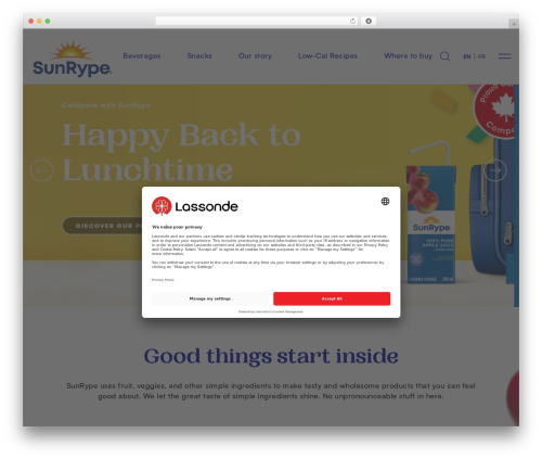 WP theme Vortex - sunrype.ca