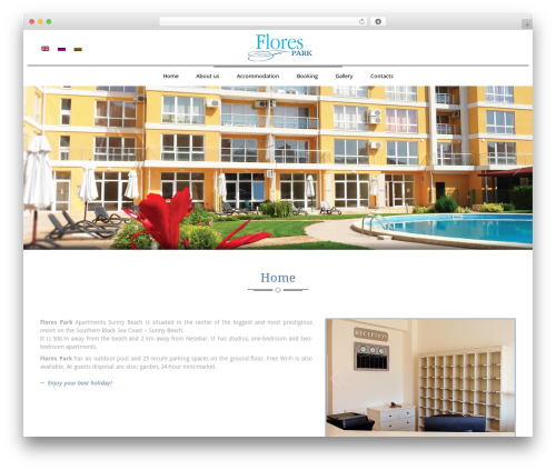 Yoona theme WordPress - floresparkhotel.com