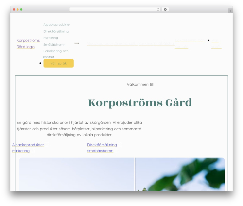 Uixpress WordPress plugin - korpostrom.com