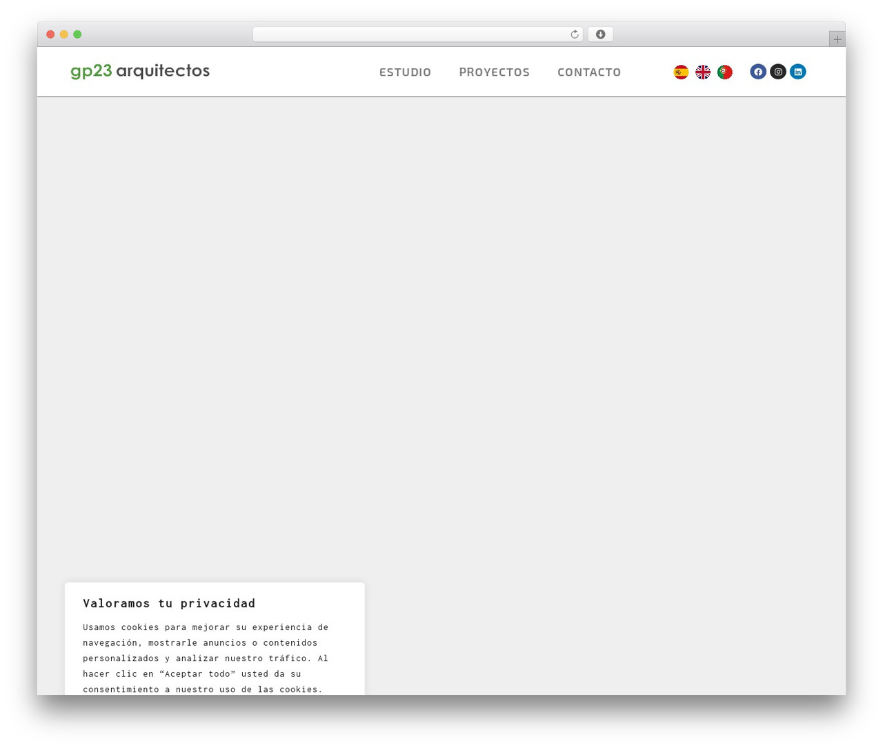 Brueli theme WordPress - gp23arquitectos.com