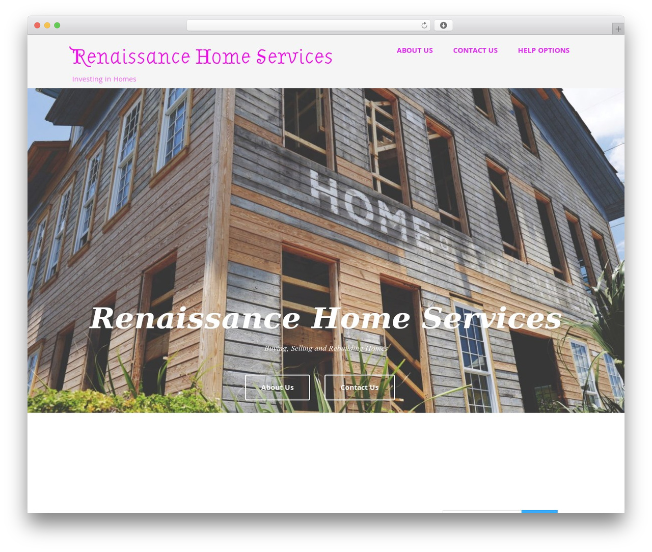 Optimizer PRO WordPress theme - renaissancehomeservices.com