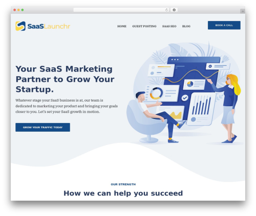 Oule WordPress theme - saaslaunchr.com