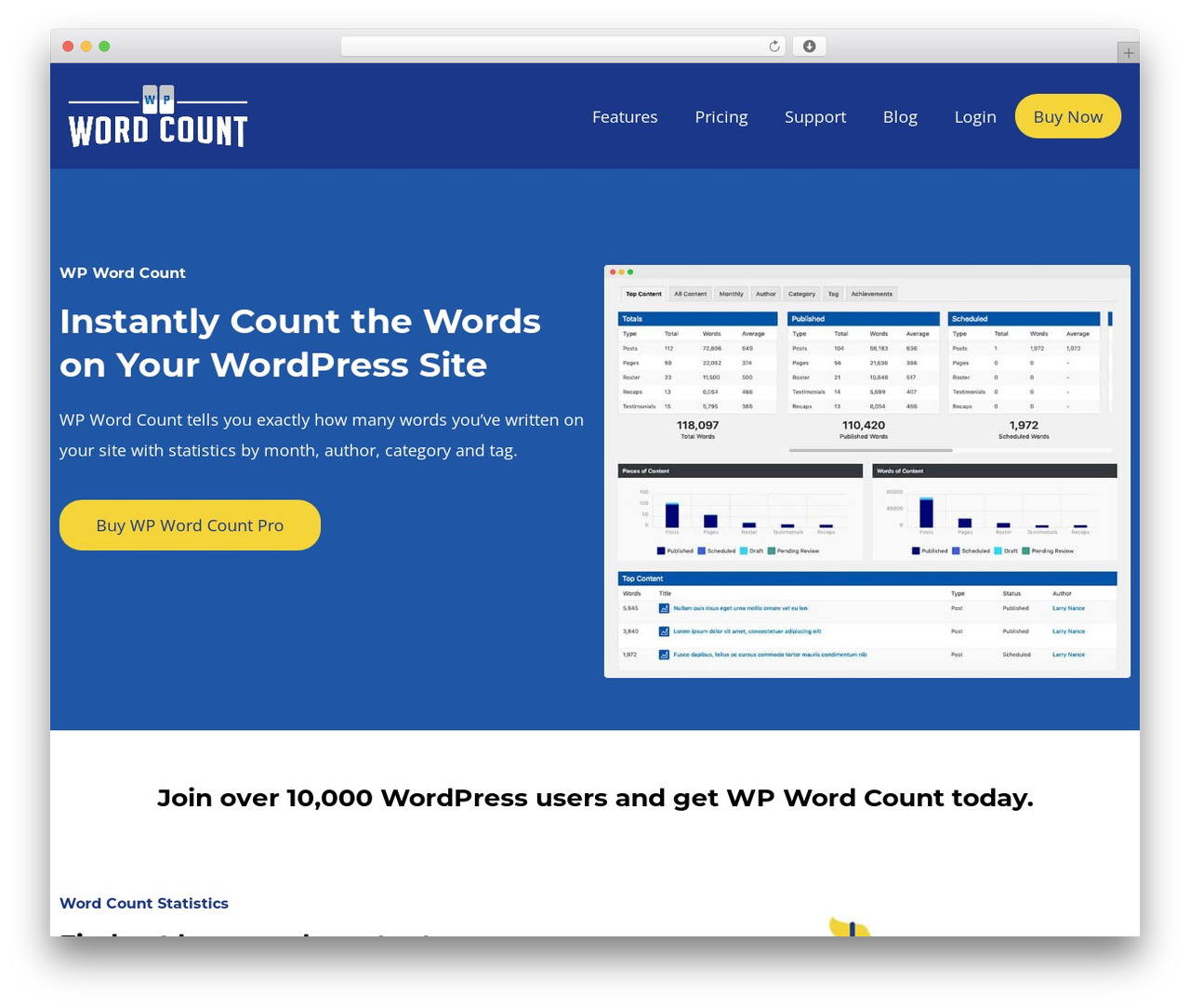 Page Builder Framework WordPress theme - wpwordcount.com