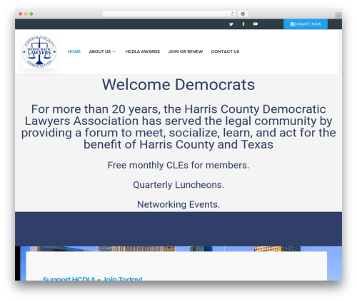 Politicem WordPress theme - hcdla.com