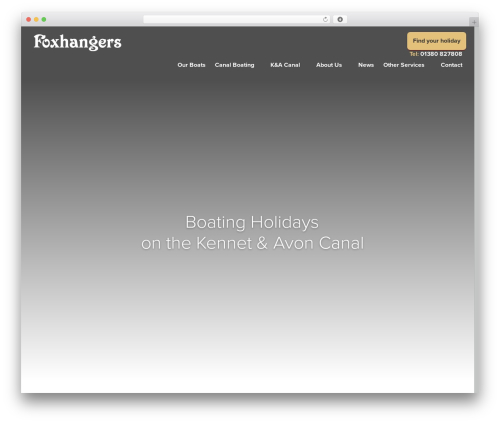 ResolutionDesign WordPress theme - foxhangers.co.uk