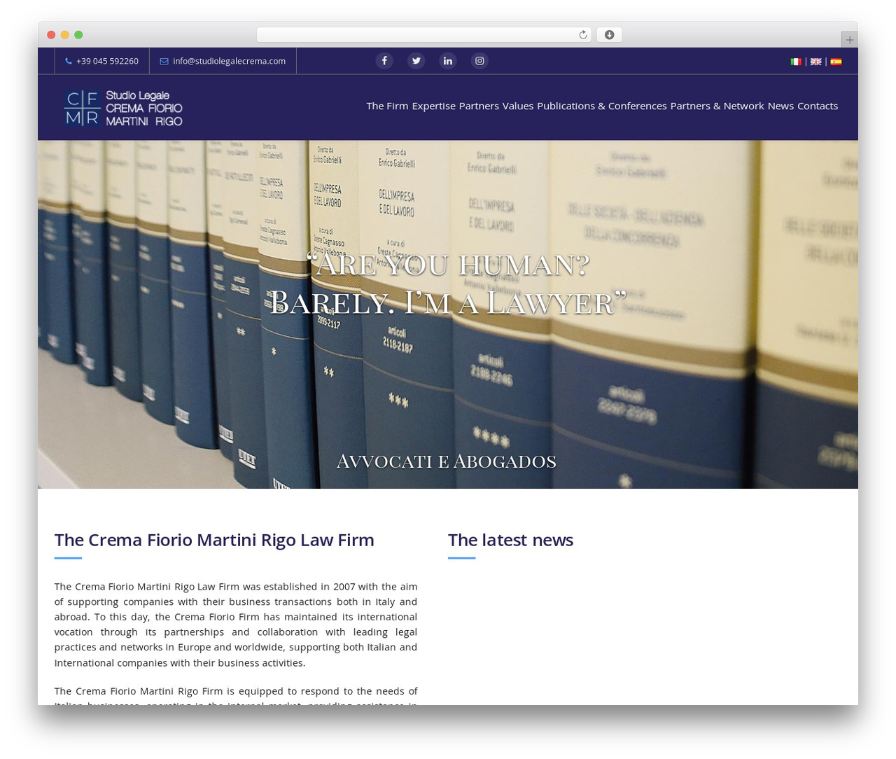SkyPress WordPress theme - studiolegalecrema.com SkyPress WordPress theme - studiolegalecrema.com