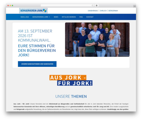 Theme WordPress Divi - buergerverein-jork.de