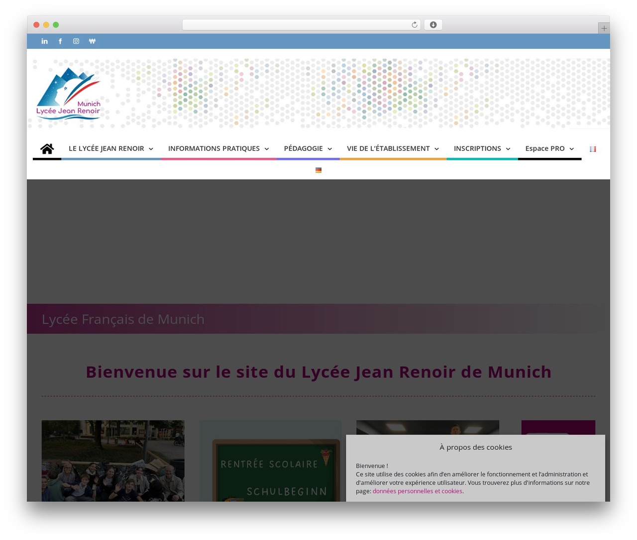 Theme WordPress Avada - lycee-jean-renoir.de