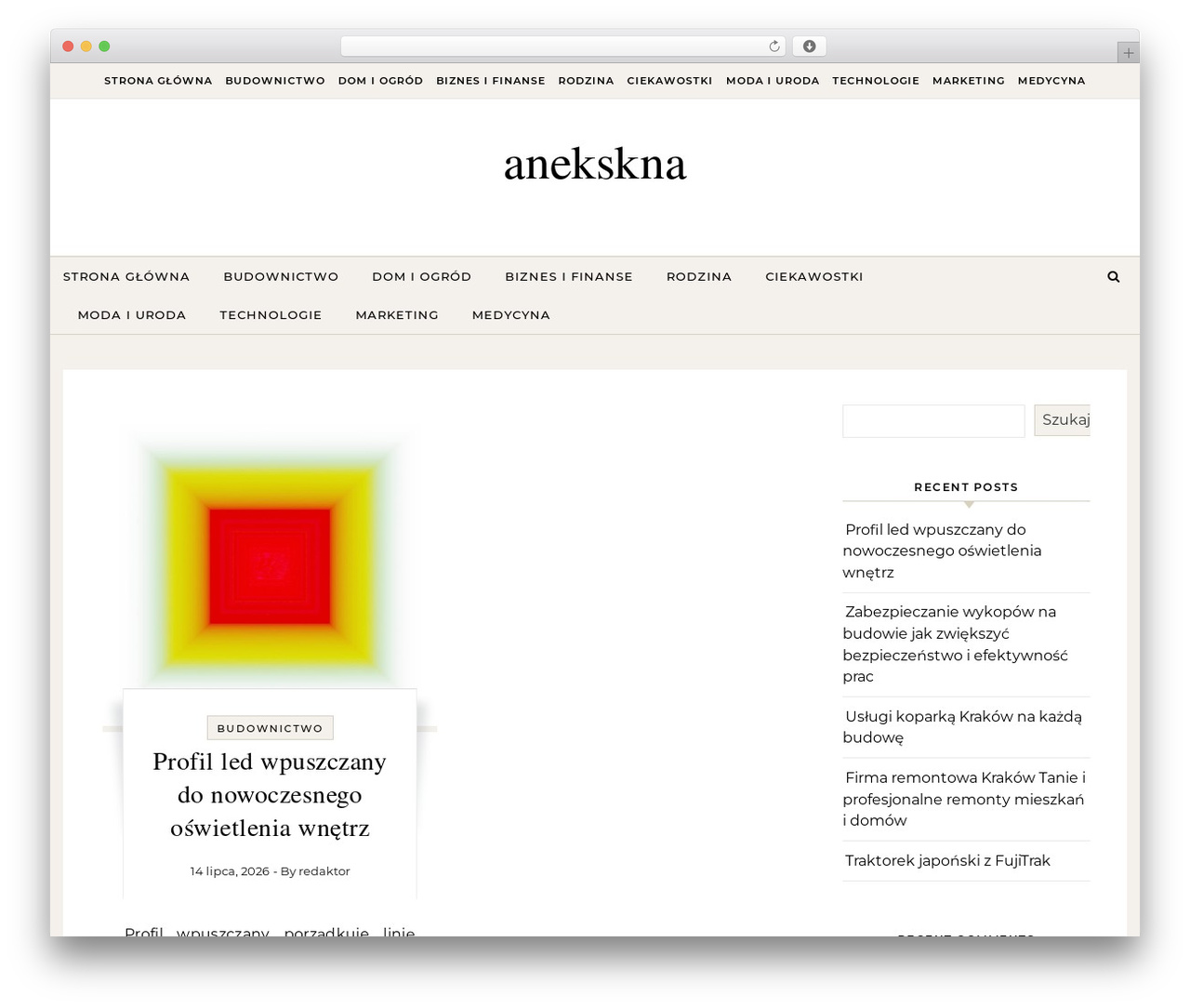 Theme WordPress Graceful Blog - anekskna.pl