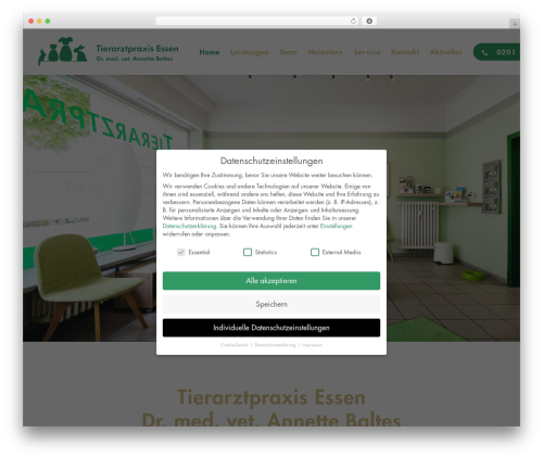 Uncode WordPress theme - tierarzt-essen.de