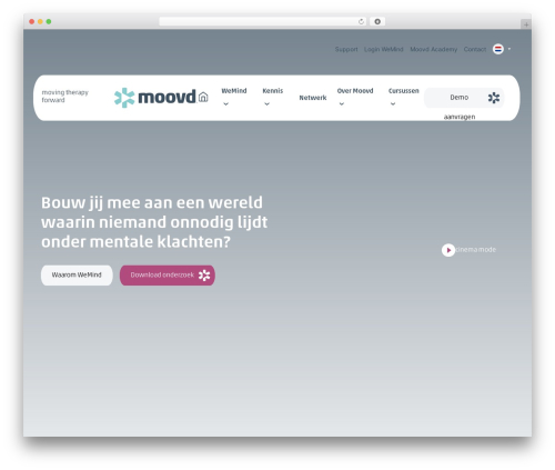 WordPress theme Blue - moovd.nl