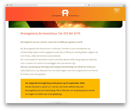 WordPress theme Phosphor - bronsgieterijdehooischuur.nl WordPress theme Phosphor - bronsgieterijdehooischuur.nl