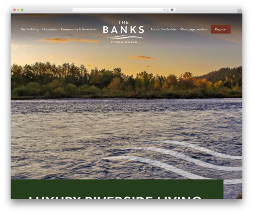 WordPress theme The Banks - bankscondos.ca