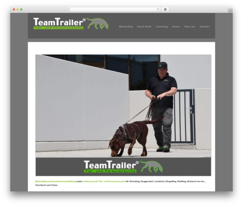 WordPress website theme Uber - teamtrailer.de