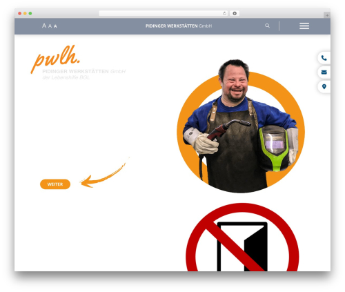 Canvas WordPress theme - pwlh.de