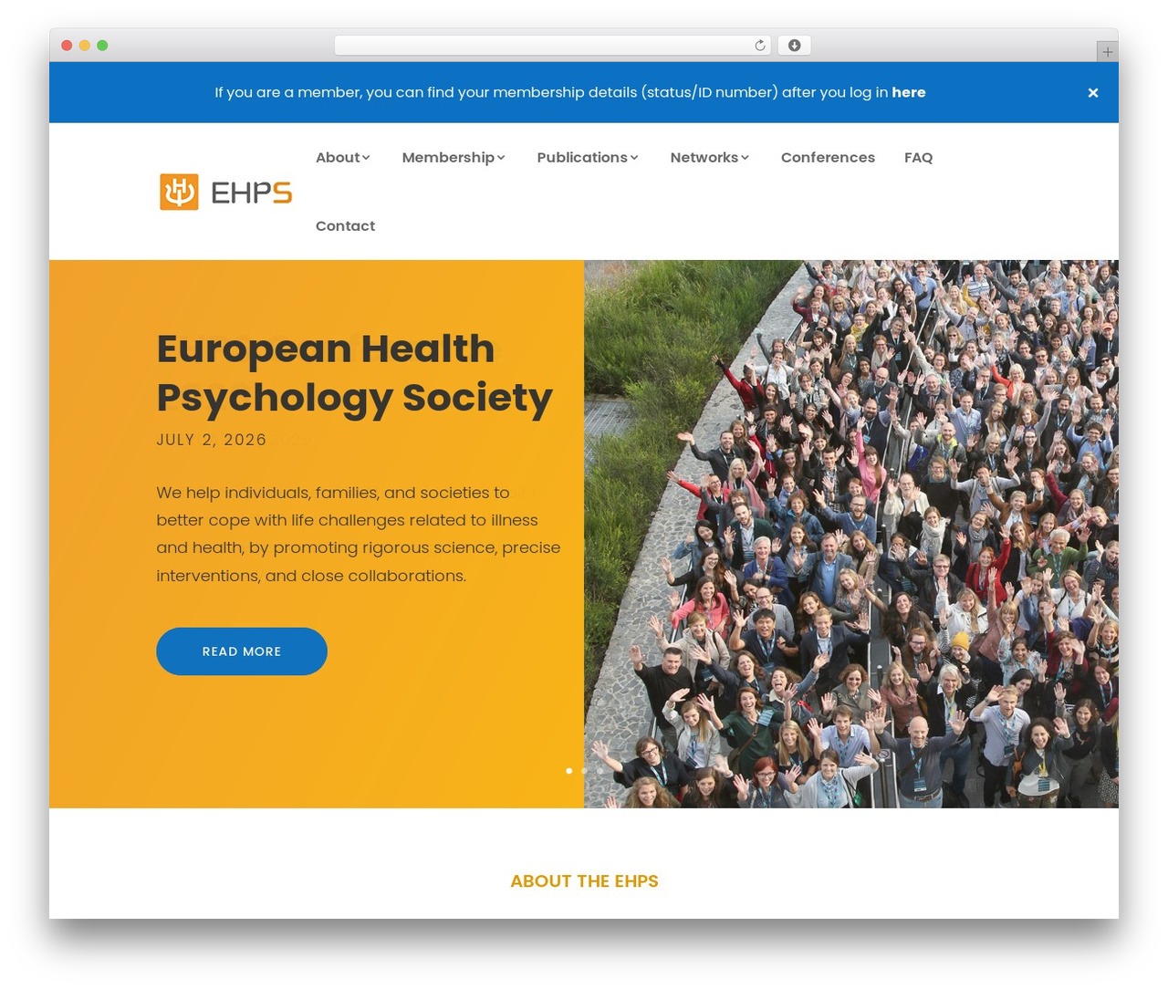 Divi WordPress theme - ehps.net