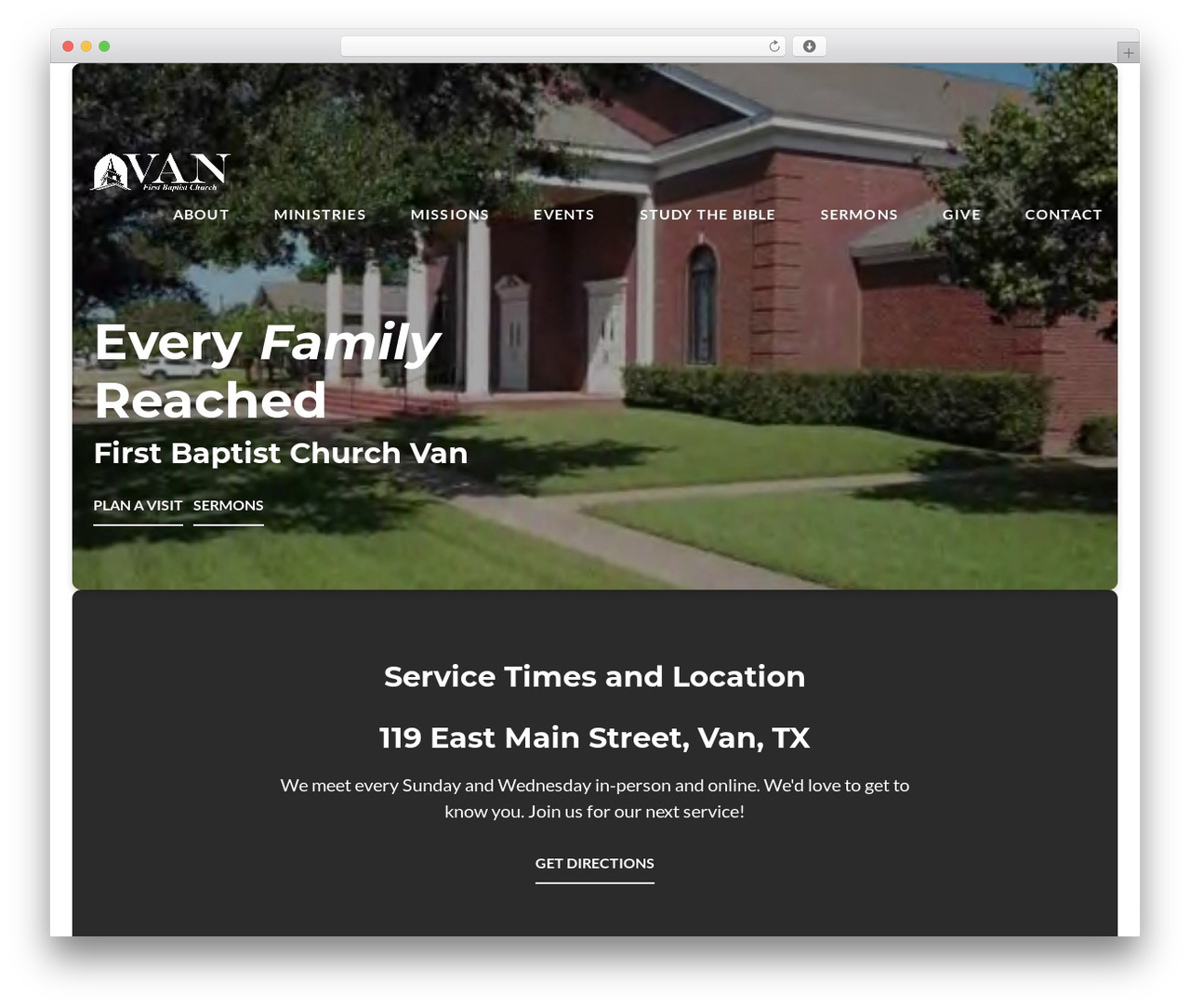 Float best WordPress theme - fbcvan.org