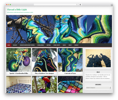 GridWP theme WordPress - threadalittlelight.com