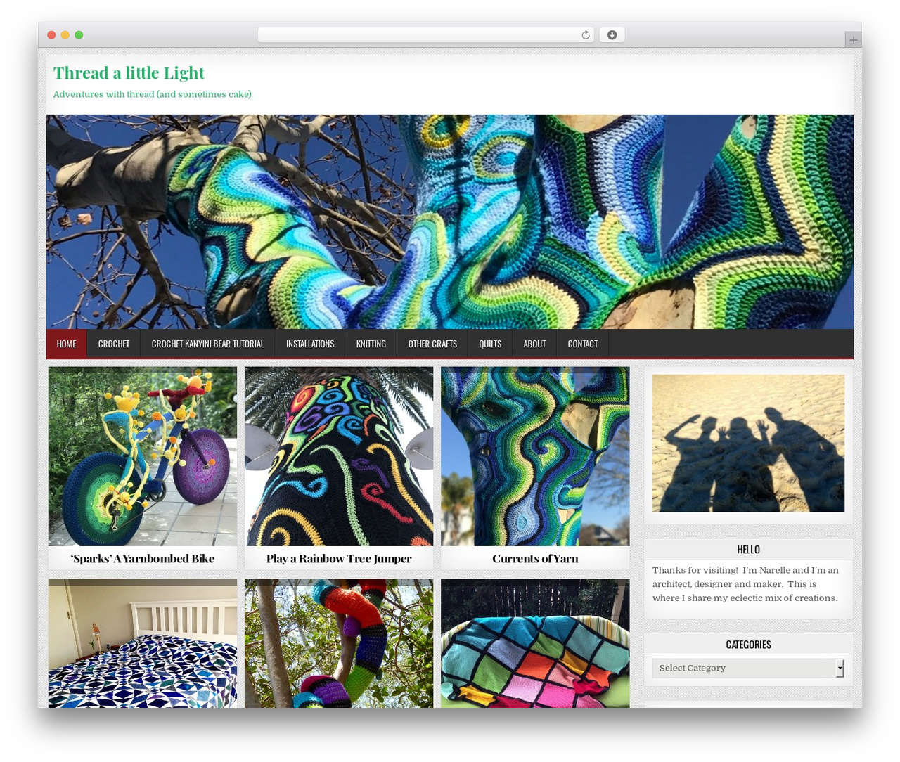 GridWP theme WordPress - threadalittlelight.com