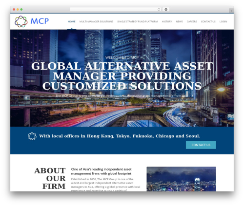 MCP WordPress theme - mcp-am.com