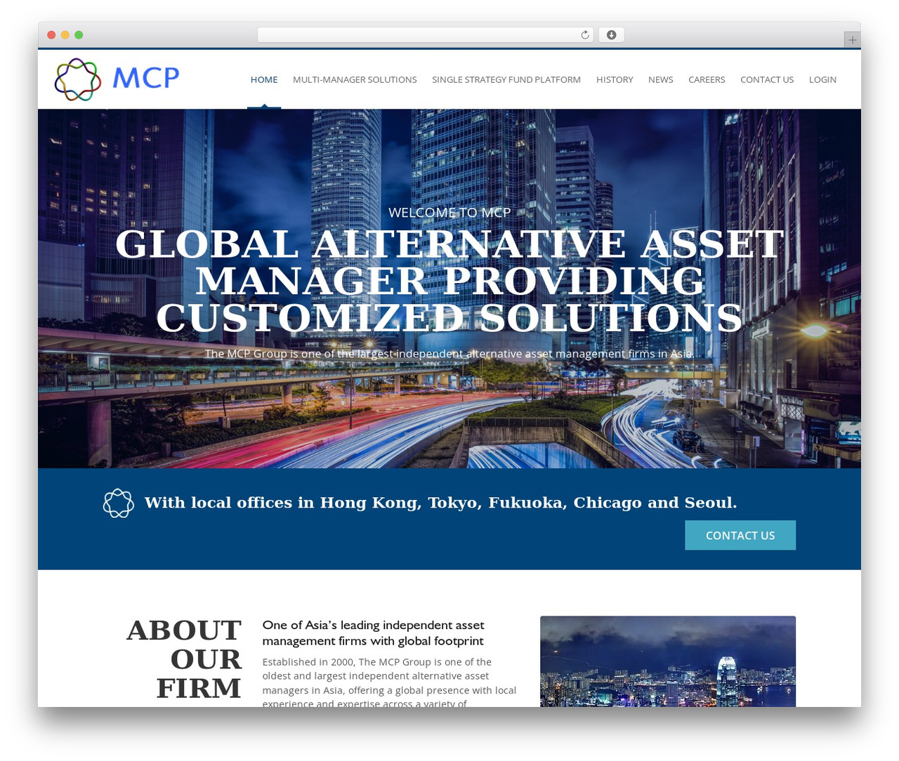 MCP WordPress theme - mcp-am.com