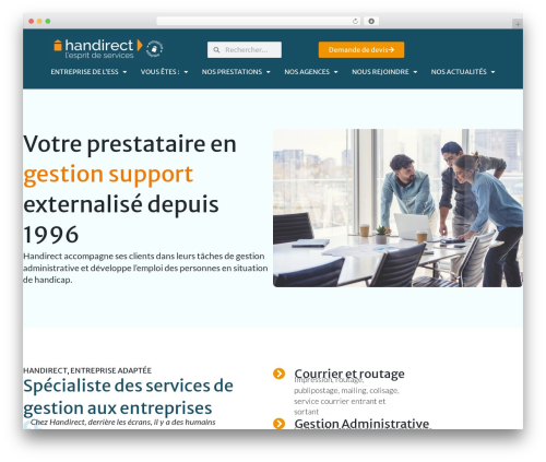Theme WordPress Billiotte Theme - handirect.com