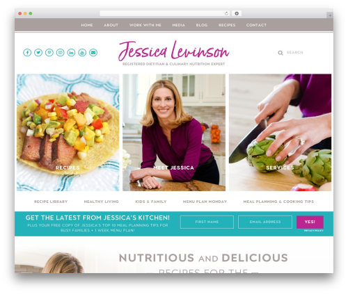 Theme WordPress Small Bites - jessicalevinson.com